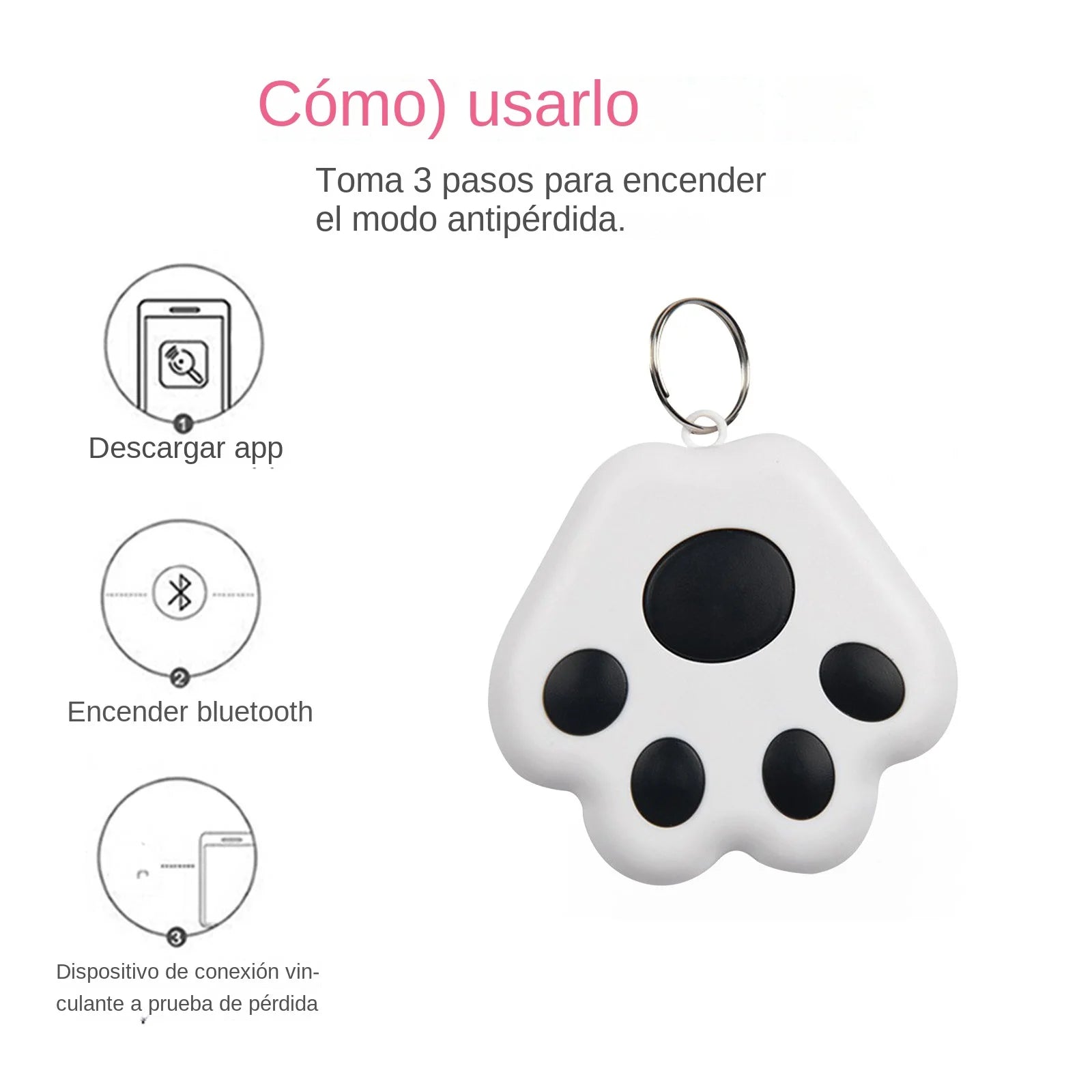Mini Smart GPS Locator Anti Lost Alarm Wallet Keychain Smart Tag Bluetooth Tracer Keychain Pet Child Tracker Locator Key Finder