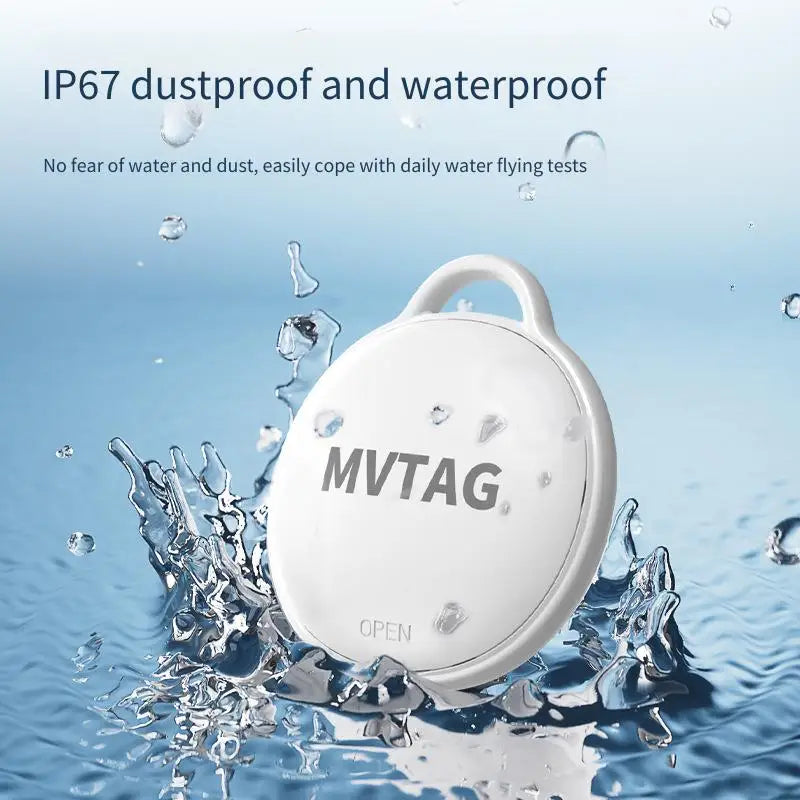 Wireless Mini GPS Tracker Anti-Lost Alarm Key Finder with Bluetooth APP for IPhone/Android - Smart Tag Locator for Keys Child
