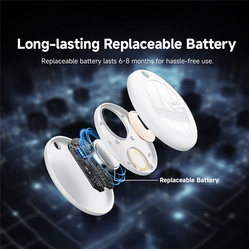 FULL-Mili Smart Tracker Mitag Bluetooth Locator Anti-Lost Device Mobile Keys Pet Elderly Kids Finder For Android Find My
