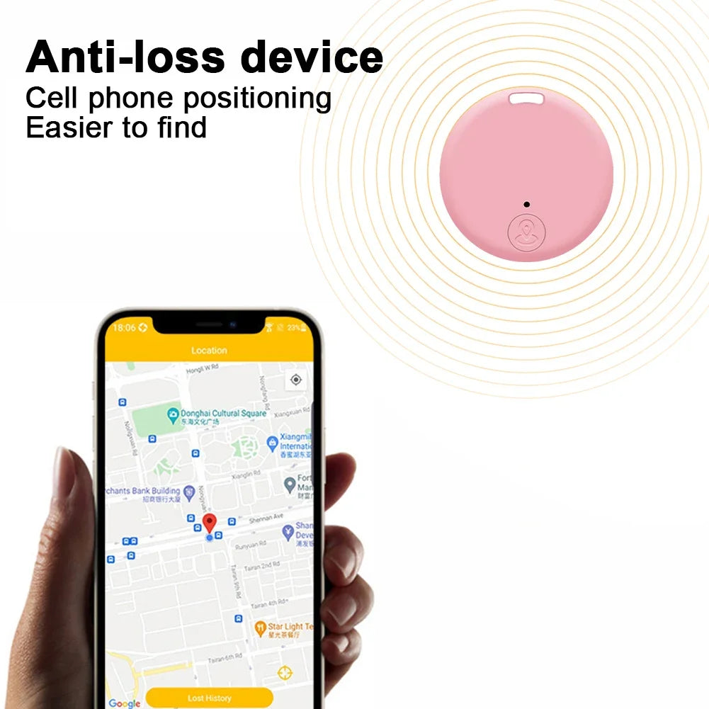 Wireless Mini GPS Tracker Anti-lost Alarm Key Child Bag Wallet Finder Bluetooth APP GPS Locator Smart Tag For iPhone For Android