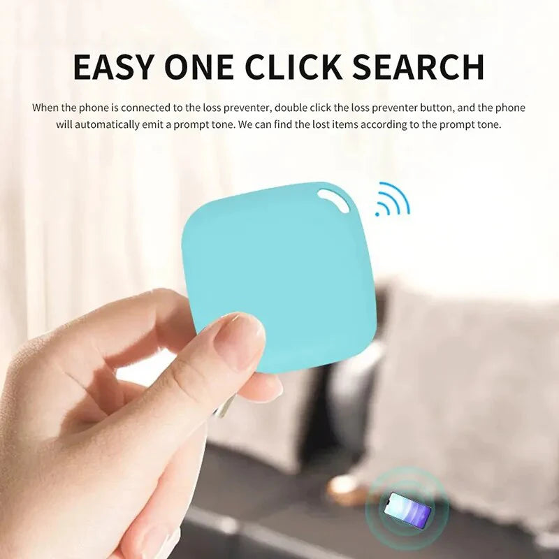 Mini GPS Tracker Anti-Lost Alarm Wallet Keychain Smart Tag Bluetooth Tracer Luggage Pets Tracker Key Finder Locator Accessories