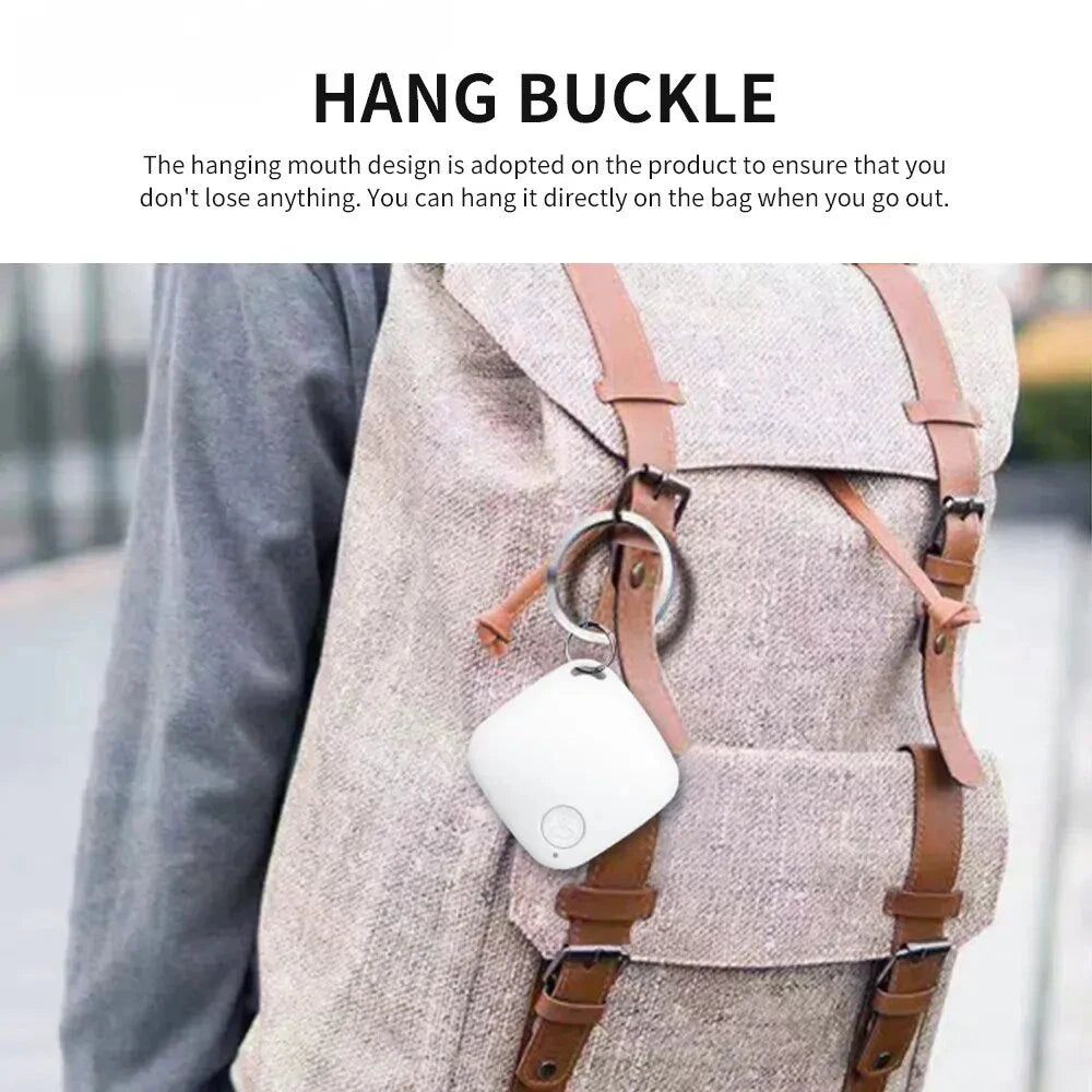 Mini GPS Tracker Anti-Lost Alarm Wallet Keychain Smart Tag Bluetooth Tracer Luggage Pets Tracker Key Finder Locator Accessories