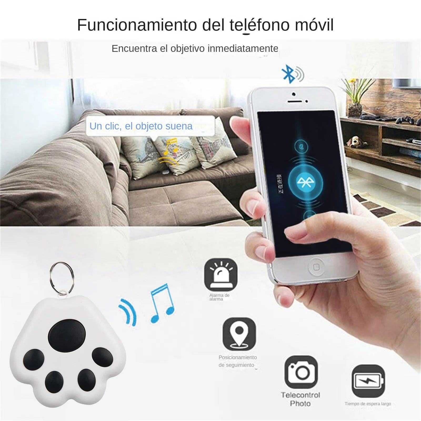 Mini Smart GPS Locator Anti Lost Alarm Wallet Keychain Smart Tag Bluetooth Tracer Keychain Pet Child Tracker Locator Key Finder