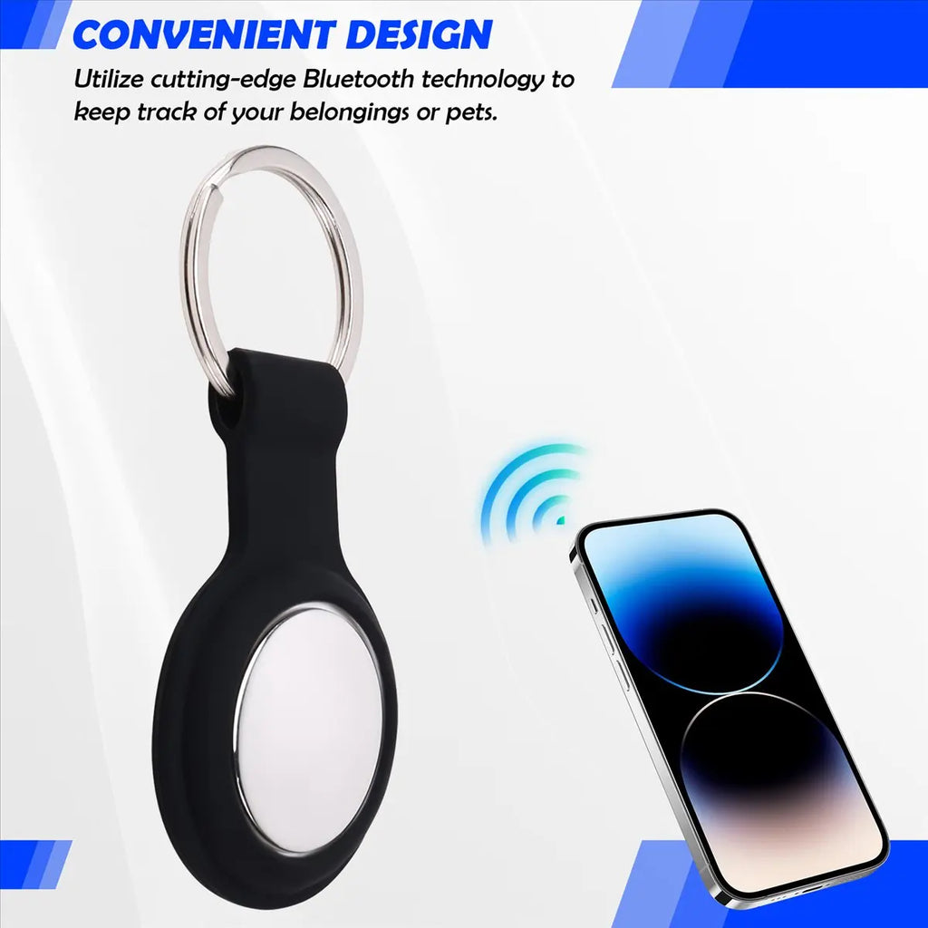 Smart Bluetooth GPS Tracker Round Anti-Lost Device Tracking Locator Smartphone Wallet Key Anti-Lost Device