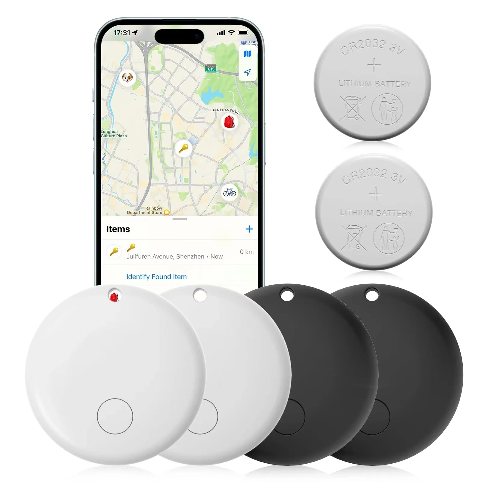 1pc Mini GPS Tracker Anti-lost, GPS Tracker Strong Car Tracking Anti-Lost Mini Worldwide Smart Key Finder Locator