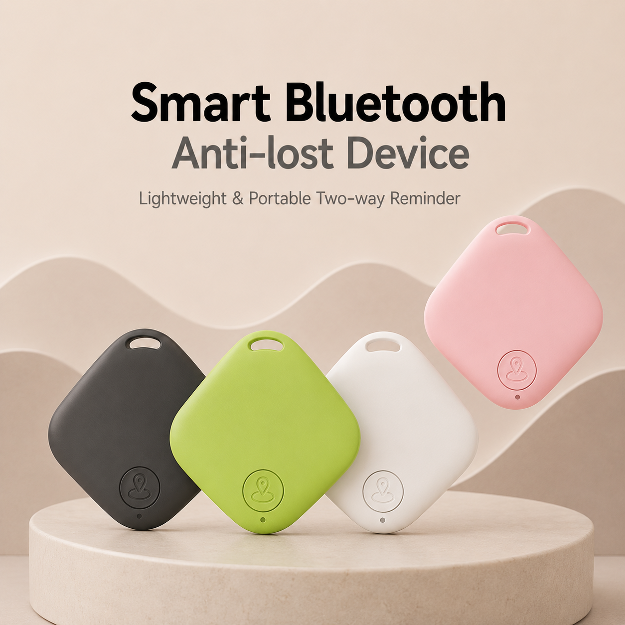 Mini GPS Tracker Anti-Lost Alarm Wallet Keychain Smart Tag Bluetooth Tracer Luggage Pets Tracker Key Finder Locator Accessories